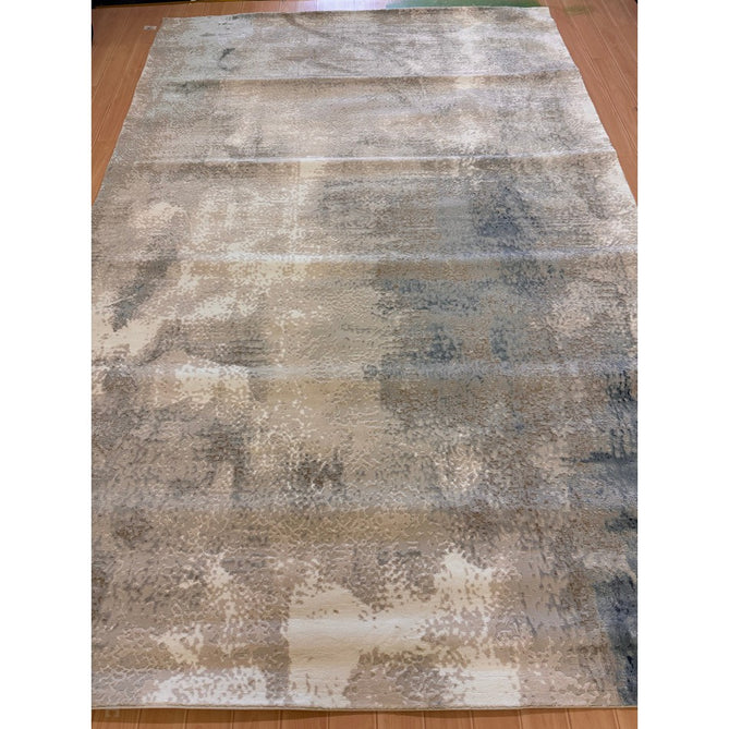 Stellar ST05 Modern Abstract Distressed Shimmer Hi-Low Textured Smooth Soft-Touch Polyblend Short Pile Blue/Grey/Cream/Beige Rug-Asiatic Carpets-Rug Love - The Most Loved Rug Store