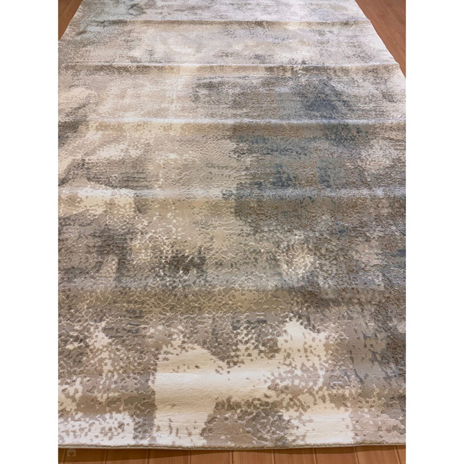 Stellar ST05 Modern Abstract Distressed Shimmer Hi-Low Textured Smooth Soft-Touch Polyblend Short Pile Blue/Grey/Cream/Beige Rug-Asiatic Carpets-Rug Love - The Most Loved Rug Store
