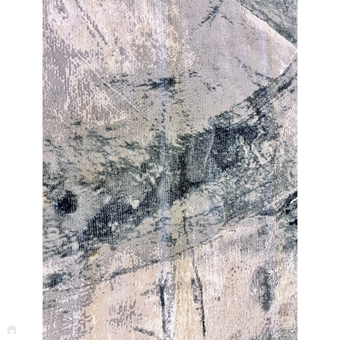 Stellar ST06 Modern Abstract Distressed Metallic Shimmer Hi-Low Textured Smooth Soft-Touch Polyester Low Profile Short Pile Blue/Grey/Cream/Beige Rug-Asiatic Carpets-Rug Love - The Most Loved Rug Store