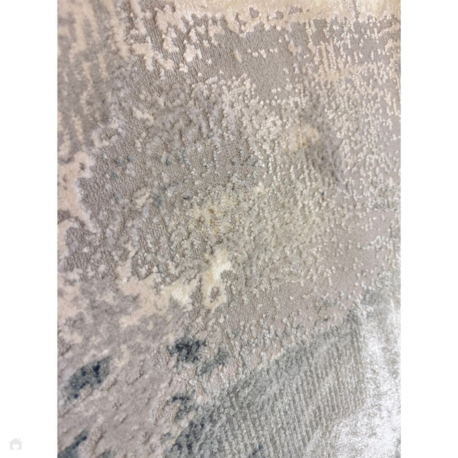Stellar ST06 Modern Abstract Distressed Metallic Shimmer Hi-Low Textured Smooth Soft-Touch Polyester Low Profile Short Pile Blue/Grey/Cream/Beige Rug-Asiatic Carpets-Rug Love - The Most Loved Rug Store