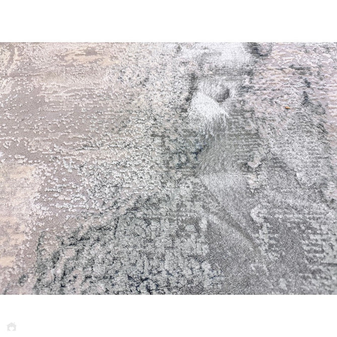 Stellar ST06 Modern Abstract Distressed Metallic Shimmer Hi-Low Textured Smooth Soft-Touch Polyester Low Profile Short Pile Blue/Grey/Cream/Beige Rug-Asiatic Carpets-Rug Love - The Most Loved Rug Store