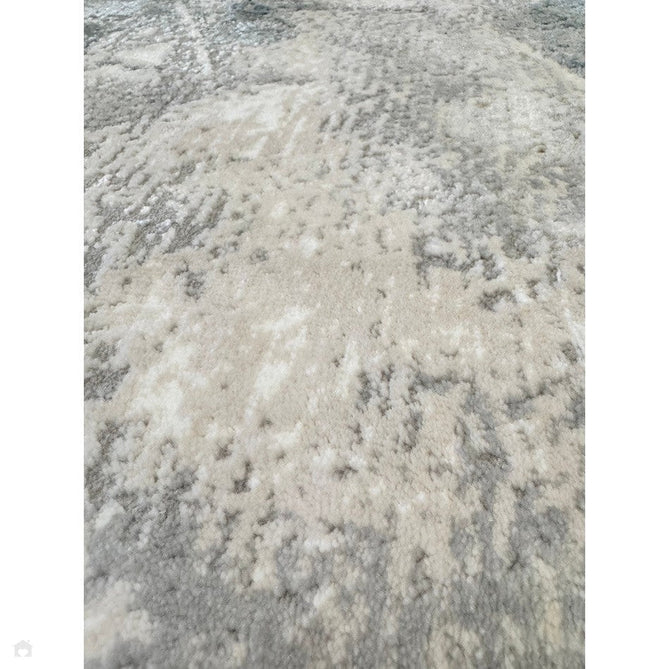 Stellar ST06 Modern Abstract Distressed Metallic Shimmer Hi-Low Textured Smooth Soft-Touch Polyester Low Profile Short Pile Blue/Grey/Cream/Beige Rug-Asiatic Carpets-Rug Love - The Most Loved Rug Store