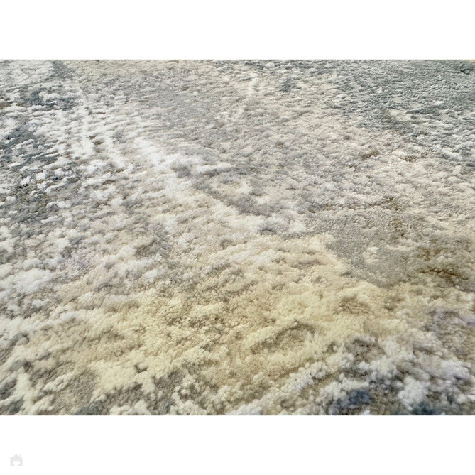 Stellar ST06 Modern Abstract Distressed Metallic Shimmer Hi-Low Textured Smooth Soft-Touch Polyester Low Profile Short Pile Blue/Grey/Cream/Beige Rug-Asiatic Carpets-Rug Love - The Most Loved Rug Store