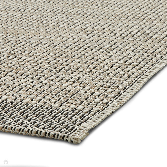 Stitch 9682 Durable Stain-Resistant Weatherproof Flatweave In-Outdoor Beige/Black Rug-Think Rugs-Rug Love - The Most Loved Rug Store
