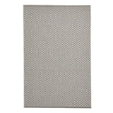 Stitch 9682 Durable Stain-Resistant Weatherproof Flatweave In-Outdoor Beige/Black Rug