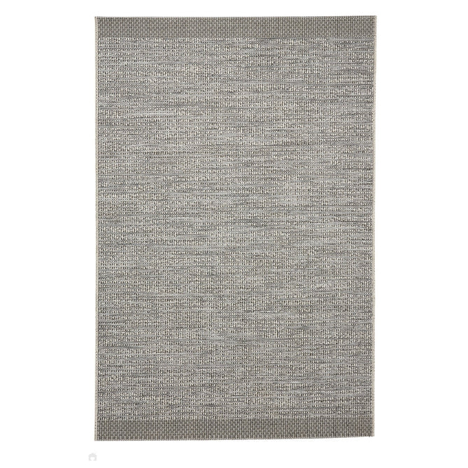 Stitch 9682 Durable Stain-Resistant Weatherproof Flatweave In-Outdoor Silver/Black Rug-Think Rugs-Rug Love - The Most Loved Rug Store