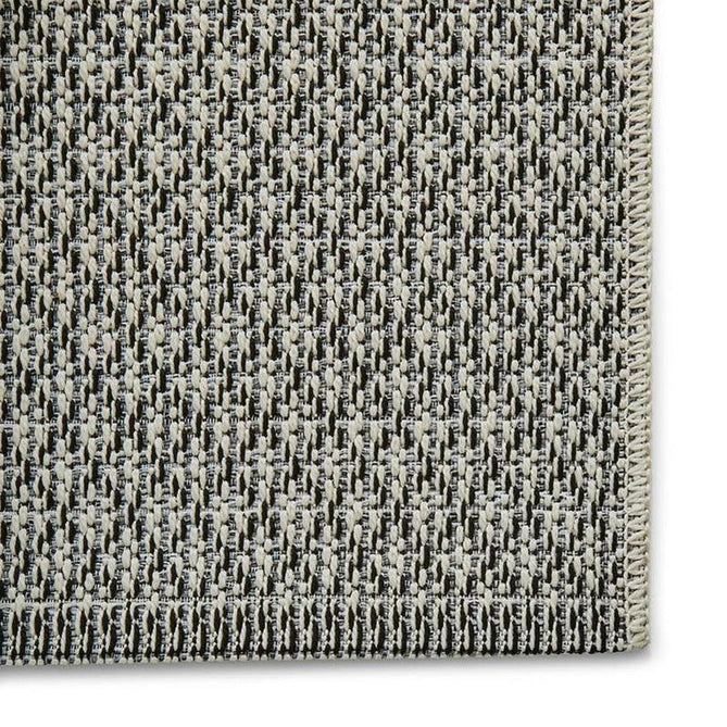 Stitch 9683 Durable Stain-Resistant Weatherproof Flatweave In-Outdoor Ivory/Black Rug-Think Rugs-Rug Love - The Most Loved Rug Store