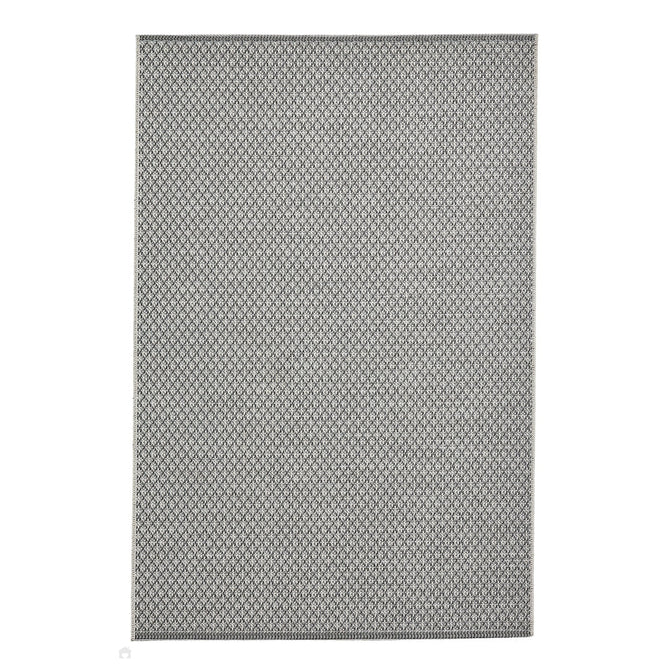 Stitch 9683 Durable Stain-Resistant Weatherproof Flatweave In-Outdoor Ivory/Black Rug-Think Rugs-Rug Love - The Most Loved Rug Store