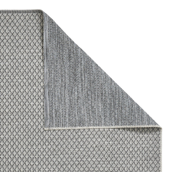 Stitch 9683 Durable Stain-Resistant Weatherproof Flatweave In-Outdoor Ivory/Black Rug-Think Rugs-Rug Love - The Most Loved Rug Store
