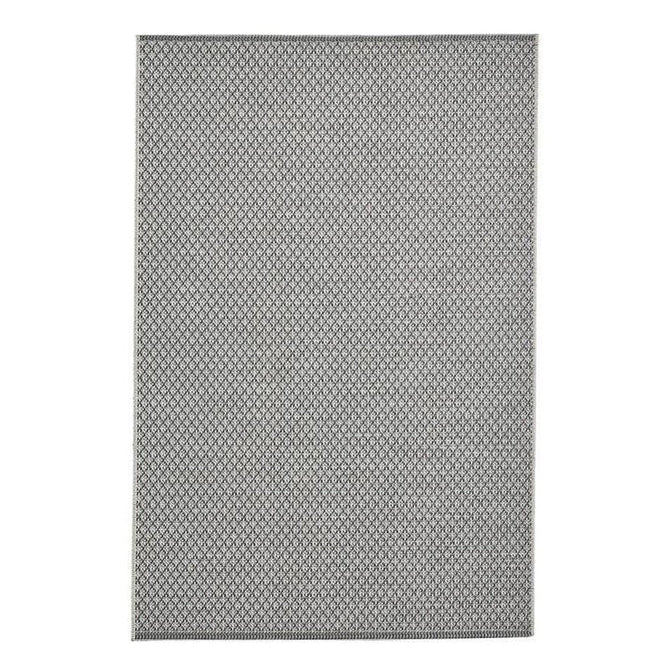Stitch 9683 Durable Stain-Resistant Weatherproof Flatweave In-Outdoor Ivory/Black Rug-Think Rugs-Rug Love - The Most Loved Rug Store