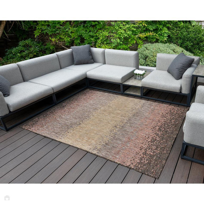 Sumac SUM103 Modern Plain Durable Stain-Resistant Weatherproof Flatweave In-Outdoor Beige/Brown/Multicolour Rug-Concept Looms-Rug Love - The Most Loved Rug Store
