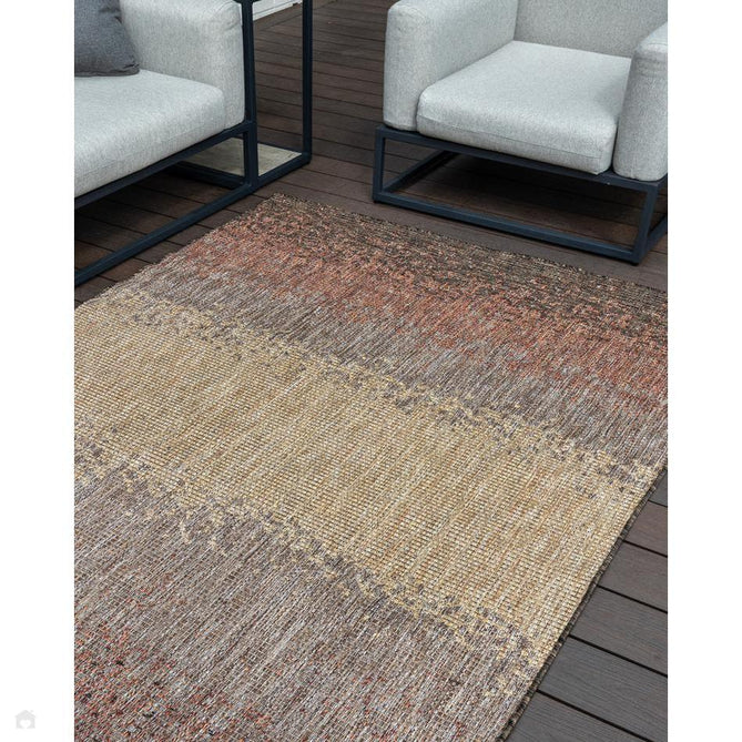 Sumac SUM103 Modern Plain Durable Stain-Resistant Weatherproof Flatweave In-Outdoor Beige/Brown/Multicolour Rug-Concept Looms-Rug Love - The Most Loved Rug Store