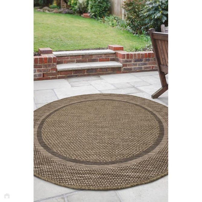 Summer Border In-Outdoor Flatweave Latte Rug-Melrose-Rug Love - The Most Loved Rug Store