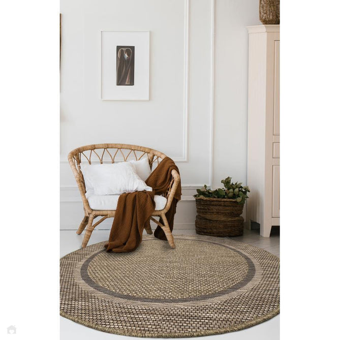 Summer Border In-Outdoor Flatweave Latte Rug-Melrose-Rug Love - The Most Loved Rug Store