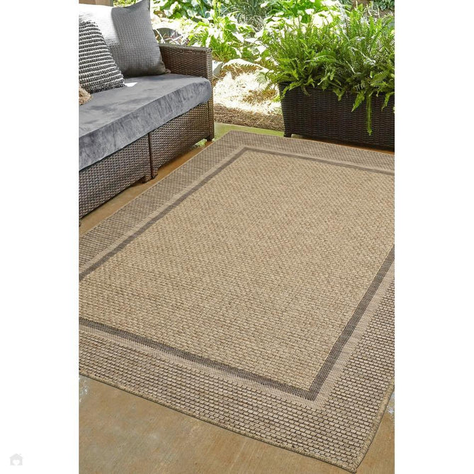 Summer Border In-Outdoor Flatweave Latte Rug-Melrose-Rug Love - The Most Loved Rug Store