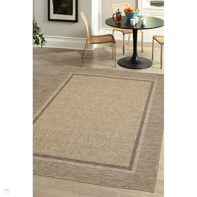 Summer Border In-Outdoor Flatweave Latte Rug-Melrose-Rug Love - The Most Loved Rug Store