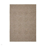 Summer Diamonds In-Outdoor Flatweave Latte Rug