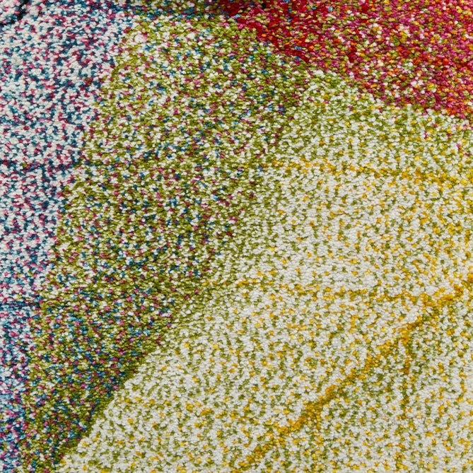 Sunrise 22368 Modern Abstract Floral Verdant Carved Textured Soft Durable Easy-Care Polypropylene Short-Pile Multicolour Rug-Think Rugs-Rug Love - The Most Loved Rug Store