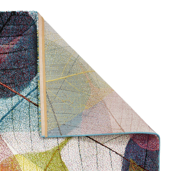 Sunrise 22368 Modern Abstract Floral Verdant Carved Textured Soft Durable Easy-Care Polypropylene Short-Pile Multicolour Rug-Think Rugs-Rug Love - The Most Loved Rug Store