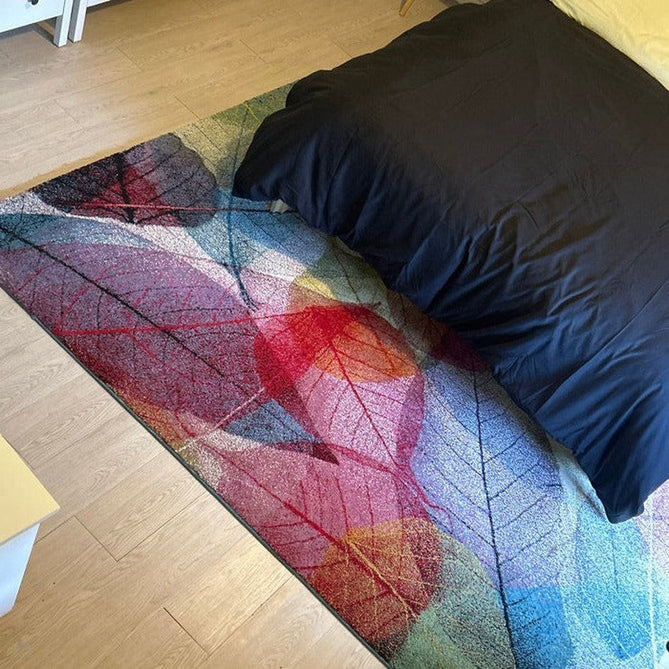 Sunrise 22368 Modern Abstract Floral Verdant Carved Textured Soft Durable Easy-Care Polypropylene Short-Pile Multicolour Rug-Think Rugs-Rug Love - The Most Loved Rug Store