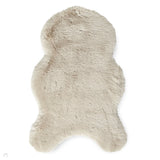 Super Teddy Super Soft Plush Hi Pile Silky Faux Fur Polyester Shaggy Sheepskin Beige Rug