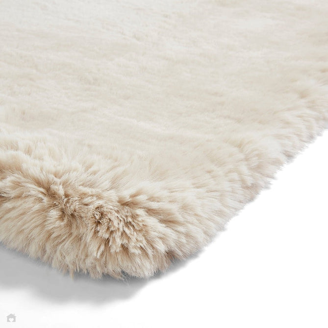 Super Teddy Super Soft Plush Hi Pile Silky Faux Fur Shaggy Beige Rug-Think Rugs-Rug Love - The Most Loved Rug Store
