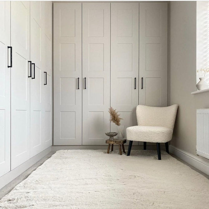 Super Teddy Super Soft Plush Hi Pile Silky Faux Fur Shaggy Beige Rug-Think Rugs-Rug Love - The Most Loved Rug Store