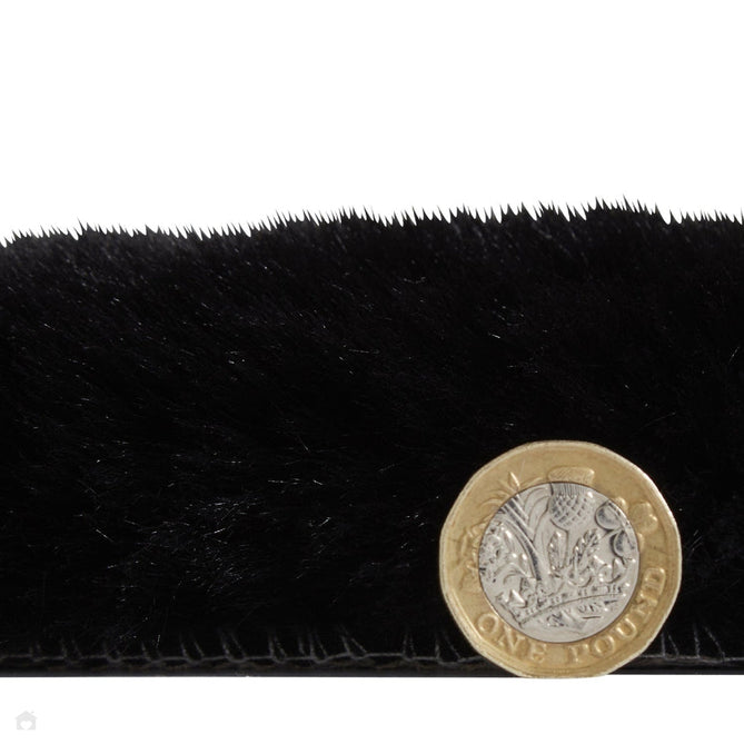 Super Teddy Super Soft Plush Hi Pile Silky Faux Fur Shaggy Black Rug 120 x 170 cm-Shop Returns-Rug Love - The Most Loved Rug Store