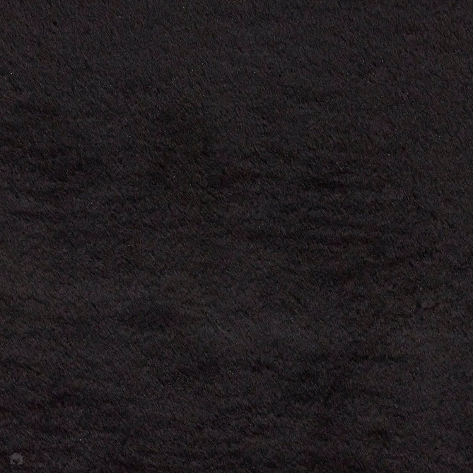 Super Teddy Super Soft Plush Hi Pile Silky Faux Fur Shaggy Black Rug-Think Rugs-Rug Love - The Most Loved Rug Store