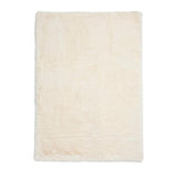 Super Teddy Super Soft Plush Hi Pile Silky Faux Fur Shaggy Ivory Rug