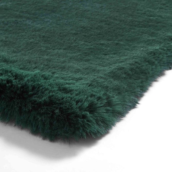 Super Teddy Super Soft Plush Hi Pile Silky Faux Fur Shaggy Jewel Green Rug-Think Rugs-Rug Love - The Most Loved Rug Store
