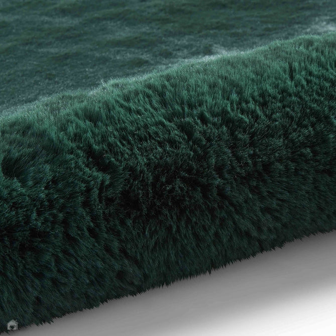 Super Teddy Super Soft Plush Hi Pile Silky Faux Fur Shaggy Jewel Green Rug-Think Rugs-Rug Love - The Most Loved Rug Store