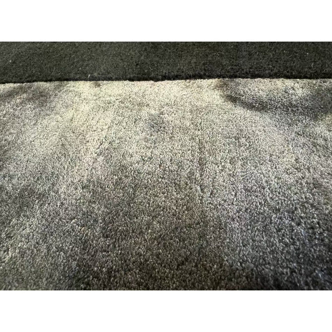 Tate Modern Plain Geometric Tonal Texture Metallic Shimmer Hand-Carved High-Density Wool&Viscose Charcoal Grey Rug-Asiatic Carpets-Rug Love - The Most Loved Rug Store