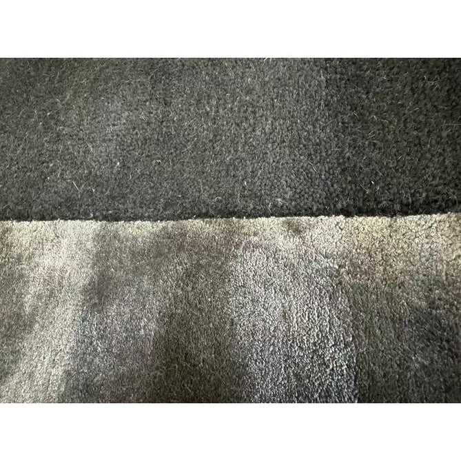Tate Modern Plain Geometric Tonal Texture Metallic Shimmer Hand-Carved High-Density Wool&Viscose Charcoal Grey Rug-Asiatic Carpets-Rug Love - The Most Loved Rug Store