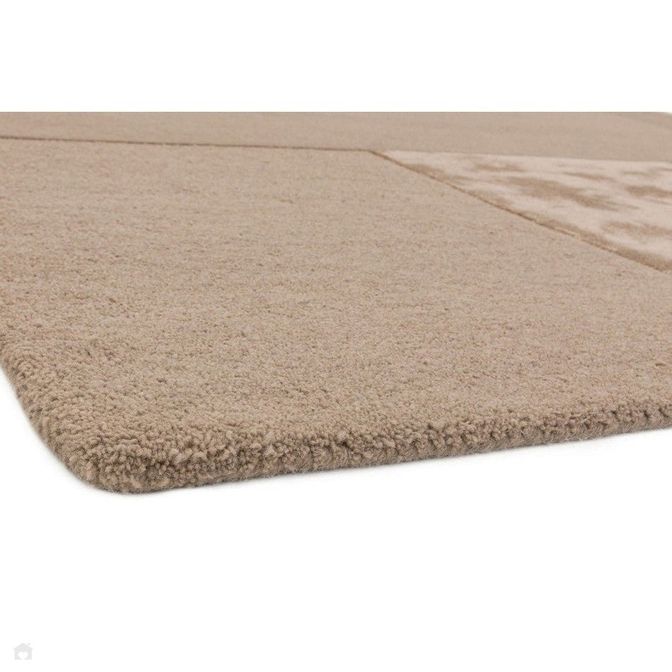 Sand Geometric Rug On Sale Tate Modern Plain Geometric Tonal Textures Hand-Carved High ...