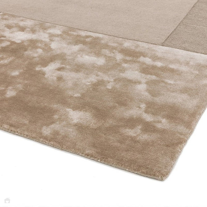 Tate Modern Plain Geometric Tonal Textures Hand-Carved High-Density Wool&Viscose Sand Rug-Asiatic Carpets-Rug Love - The Most Loved Rug Store