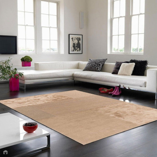 Tate Modern Plain Geometric Tonal Textures Hand-Carved High-Density Wool&Viscose Sand Rug-Asiatic Carpets-Rug Love - The Most Loved Rug Store