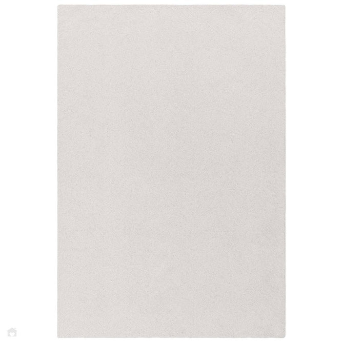 Theodore Modern Plain Subtle Chevron Hand-Woven Textured Wool Loop Pile Ivory Rug 120 x 170 cm