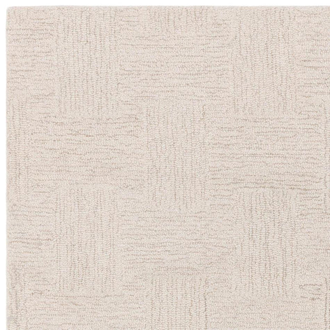 Theodore Modern Plain Subtle Cross-Hatch Hand-Woven Textured Wool Loop Pile White/Sand Rug-Asiatic Carpets-Rug Love - The Most Loved Rug Store