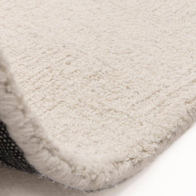 Theodore Modern Plain Subtle Cross-Hatch Hand-Woven Textured Wool Loop Pile White/Sand Rug-Asiatic Carpets-Rug Love - The Most Loved Rug Store