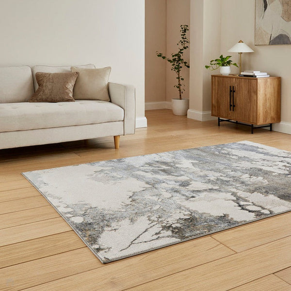 Smoth Rug On Sale Tidal TL447 Modern Abstract Distressed Metallic Shimmer Soft ...