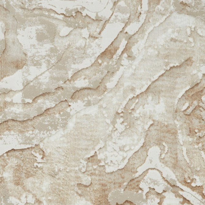 Tidal TL982 Modern Abstract Distressed Metallic Shimmer Soft Smooth Textured Polyester Low Profile Short Pile Beige/Cream/Earth Rug-Think Rugs-Rug Love - The Most Loved Rug Store