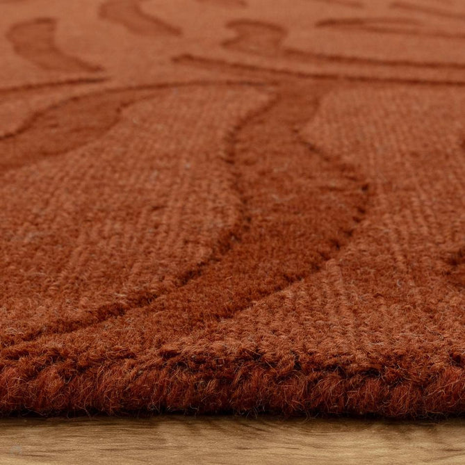 Tigra Modern Animal Inspired Textured Hand-Woven Carved Hi-Lo Ribbed Cut & Loop Wool Spice Rug-Asiatic Carpets-Rug Love - The Most Loved Rug Store