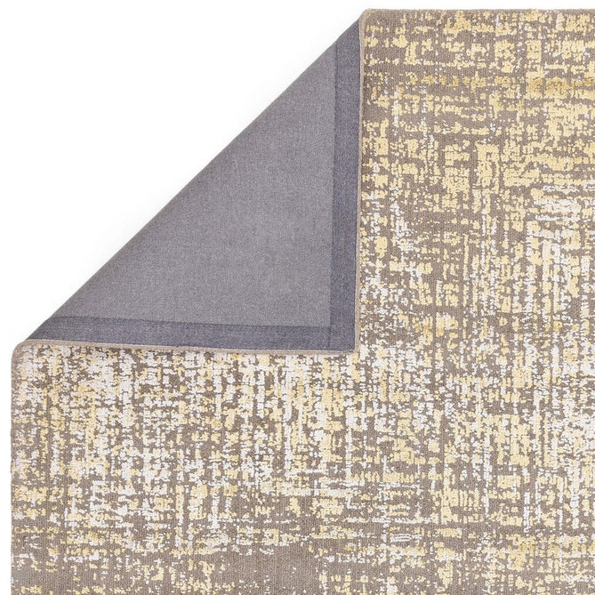 Torino Modern Abstract Distressed Shimmer Tonal Textured Hi-Low Soft Wool Loop & Viscose Flatweave Beige/Gold/Yellow/Taupe Grey Rug-Asiatic Carpets-Rug Love - The Most Loved Rug Store