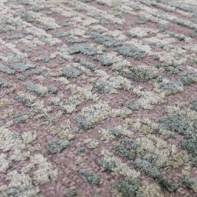 Torino Modern Abstract Distressed Shimmer Tonal Textured Hi-Low Soft Wool Loop & Viscose Flatweave Forest Green/Beige/Light Green Rug-Asiatic Carpets-Rug Love - The Most Loved Rug Store