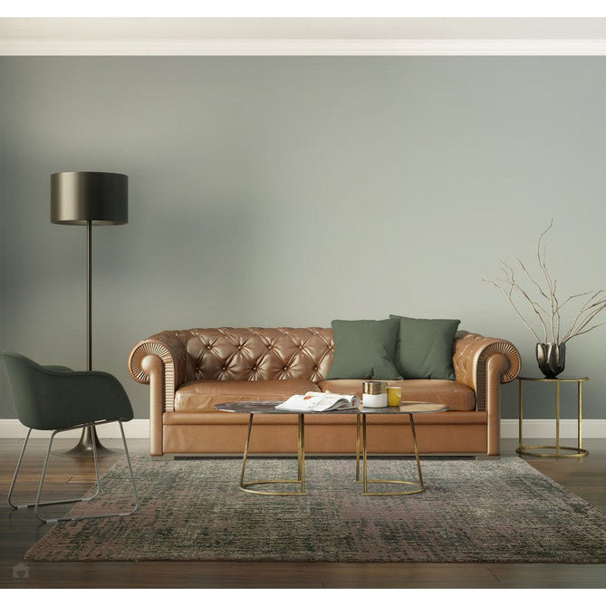 Torino Modern Abstract Distressed Shimmer Tonal Textured Hi-Low Soft Wool Loop & Viscose Flatweave Forest Green/Beige/Light Green Rug-Asiatic Carpets-Rug Love - The Most Loved Rug Store