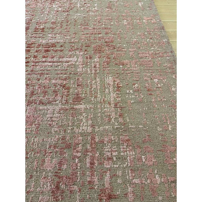 Torino Modern Abstract Distressed Shimmer Tonal Textured Hi-Low Soft Wool Loop & Viscose Flatweave Soft Taupe/Terracotta/Soft Pink Rug-Asiatic Carpets-Rug Love - The Most Loved Rug Store