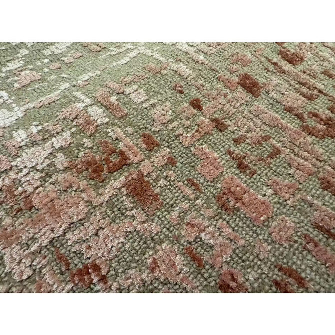 Torino Modern Abstract Distressed Shimmer Tonal Textured Hi-Low Soft Wool Loop & Viscose Flatweave Soft Taupe/Terracotta/Soft Pink Rug-Asiatic Carpets-Rug Love - The Most Loved Rug Store