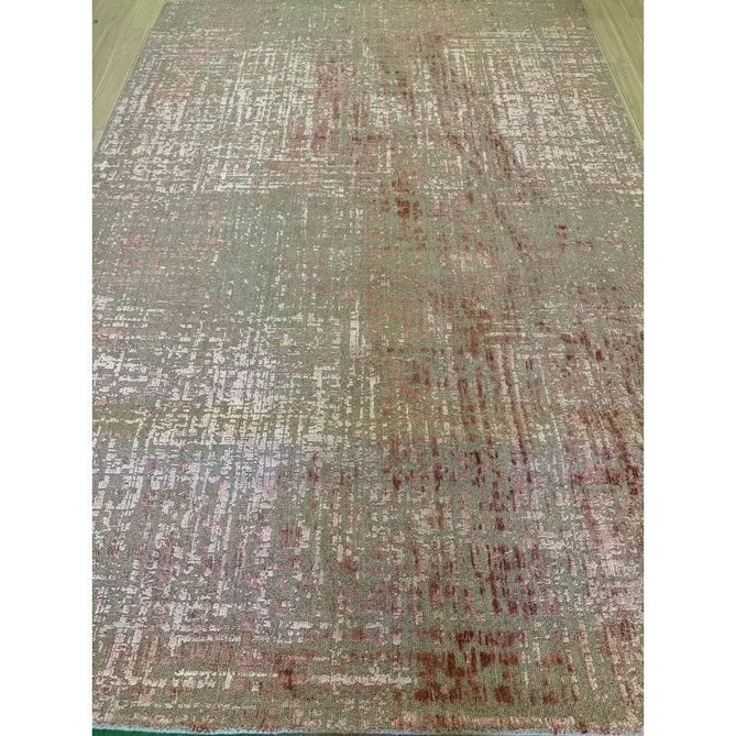 Torino Modern Abstract Distressed Shimmer Tonal Textured Hi-Low Soft Wool Loop & Viscose Flatweave Soft Taupe/Terracotta/Soft Pink Rug-Asiatic Carpets-Rug Love - The Most Loved Rug Store