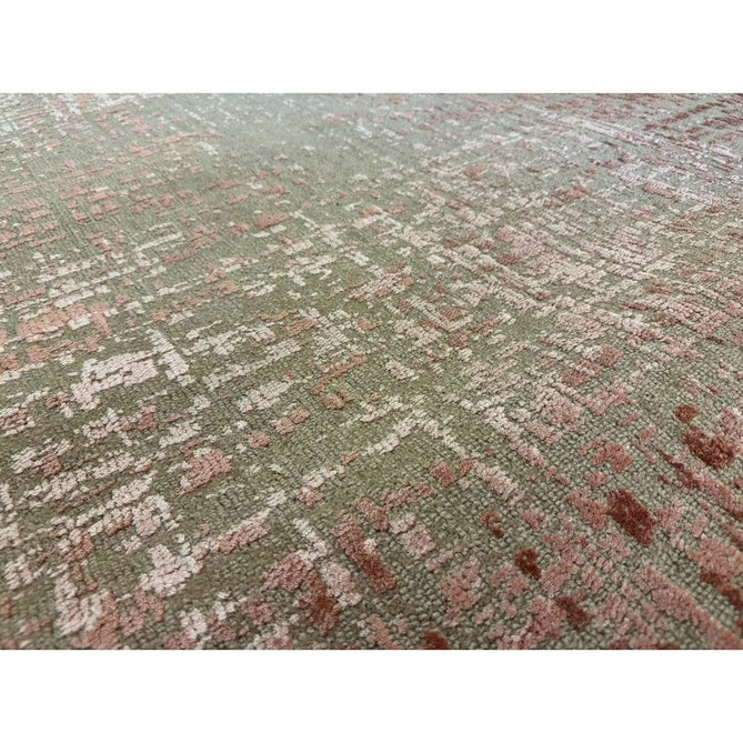 Torino Modern Abstract Distressed Shimmer Tonal Textured Hi-Low Soft Wool Loop & Viscose Flatweave Soft Taupe/Terracotta/Soft Pink Rug-Asiatic Carpets-Rug Love - The Most Loved Rug Store